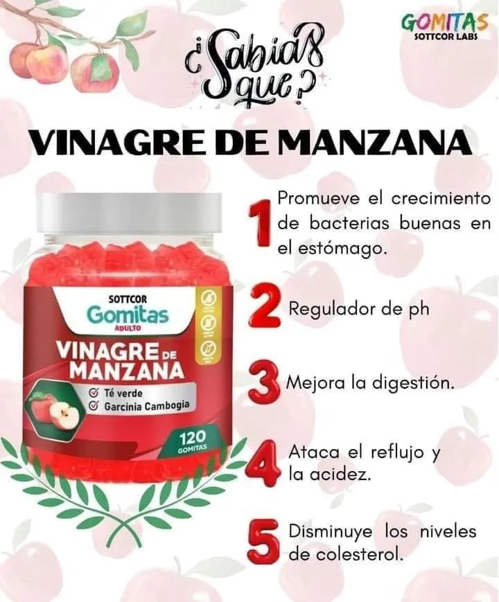 Vinagre De Manzana - Gomitas