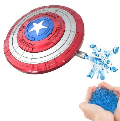 Escudo con hidrogel del capitán américa