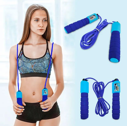 Salta Soga con Contador Electrico