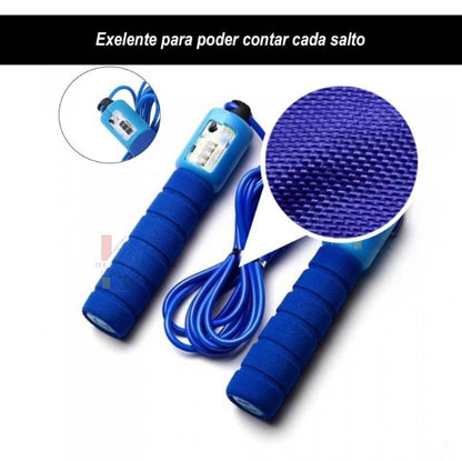 Salta Soga con Contador Electrico