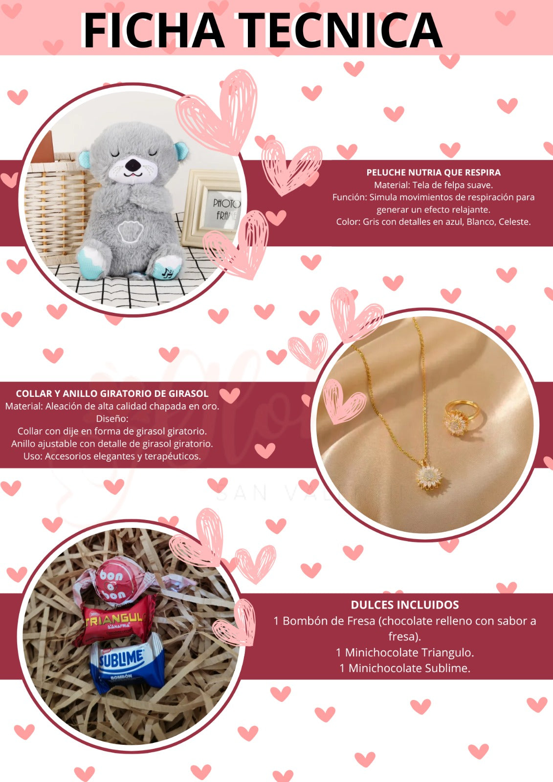 Combo Nutria Peluche