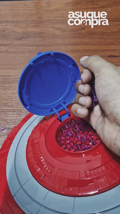 Escudo con hidrogel del capitán américa